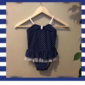 ruffle peplum swimsuit